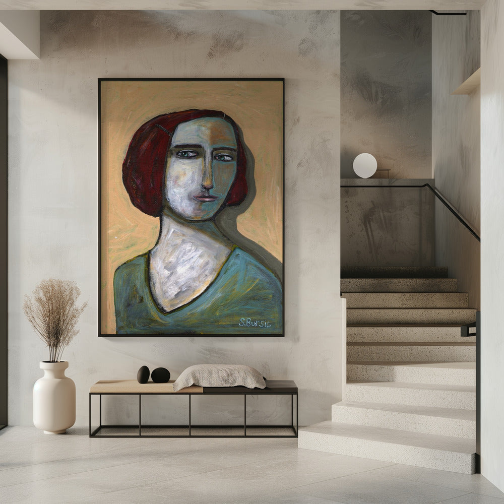 Woman with piercing eyes | Poster