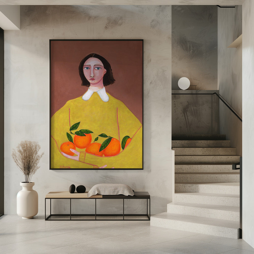 Lady with Oranges | Poster