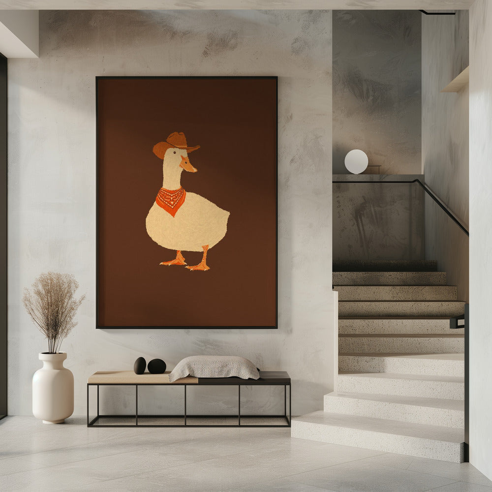Bo the Cowboy Duck | Poster