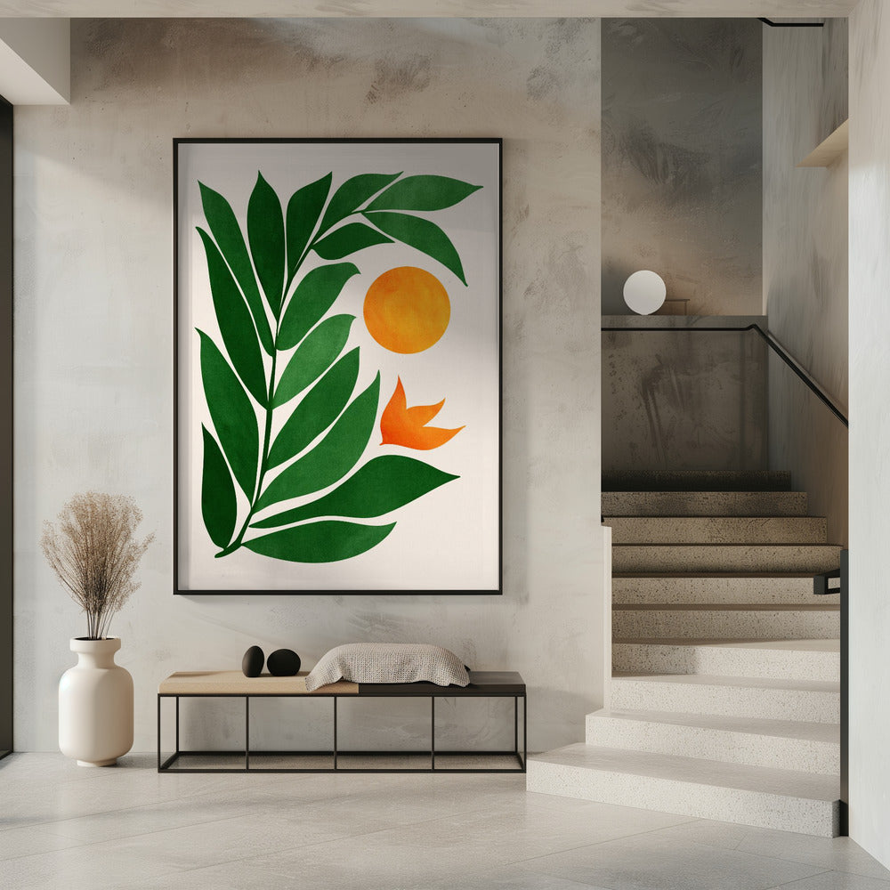 Tropical Forest Sunset | Poster