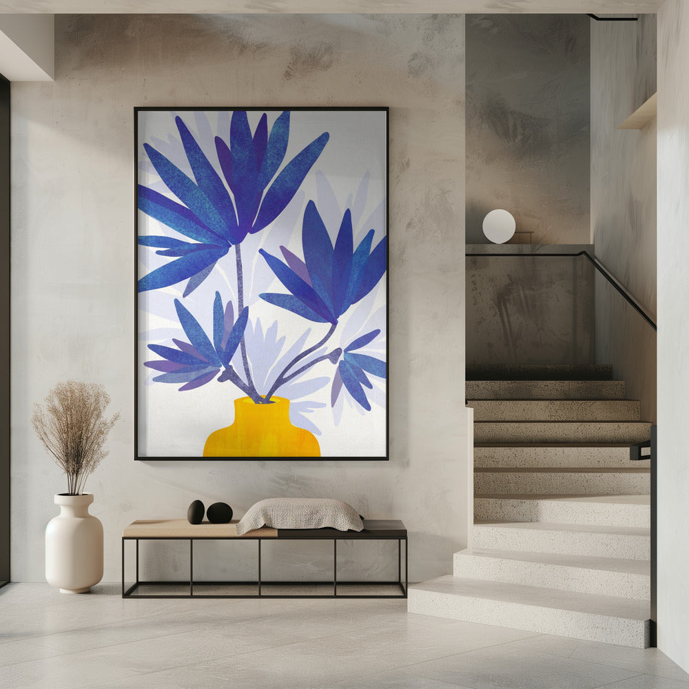 Indigo Blooms | Poster