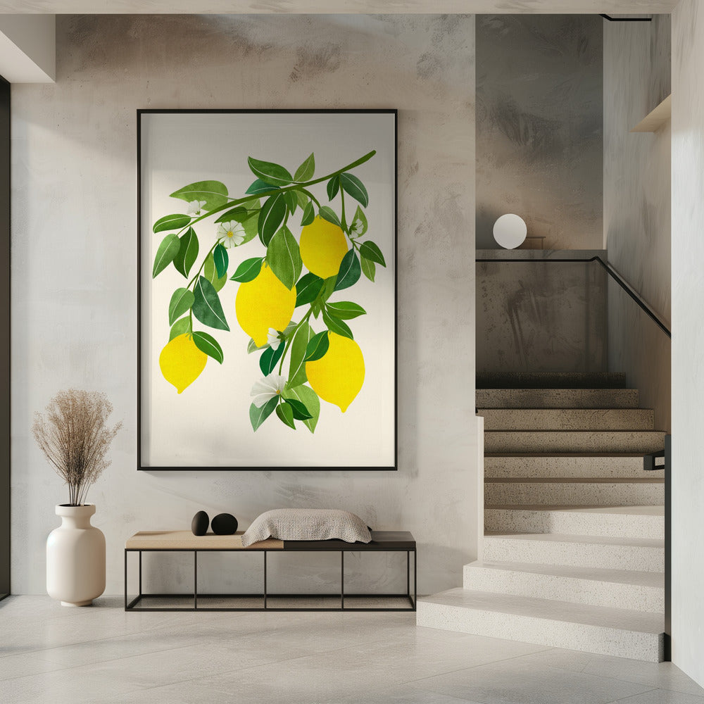 Sunny Lemons 4x5 | Poster