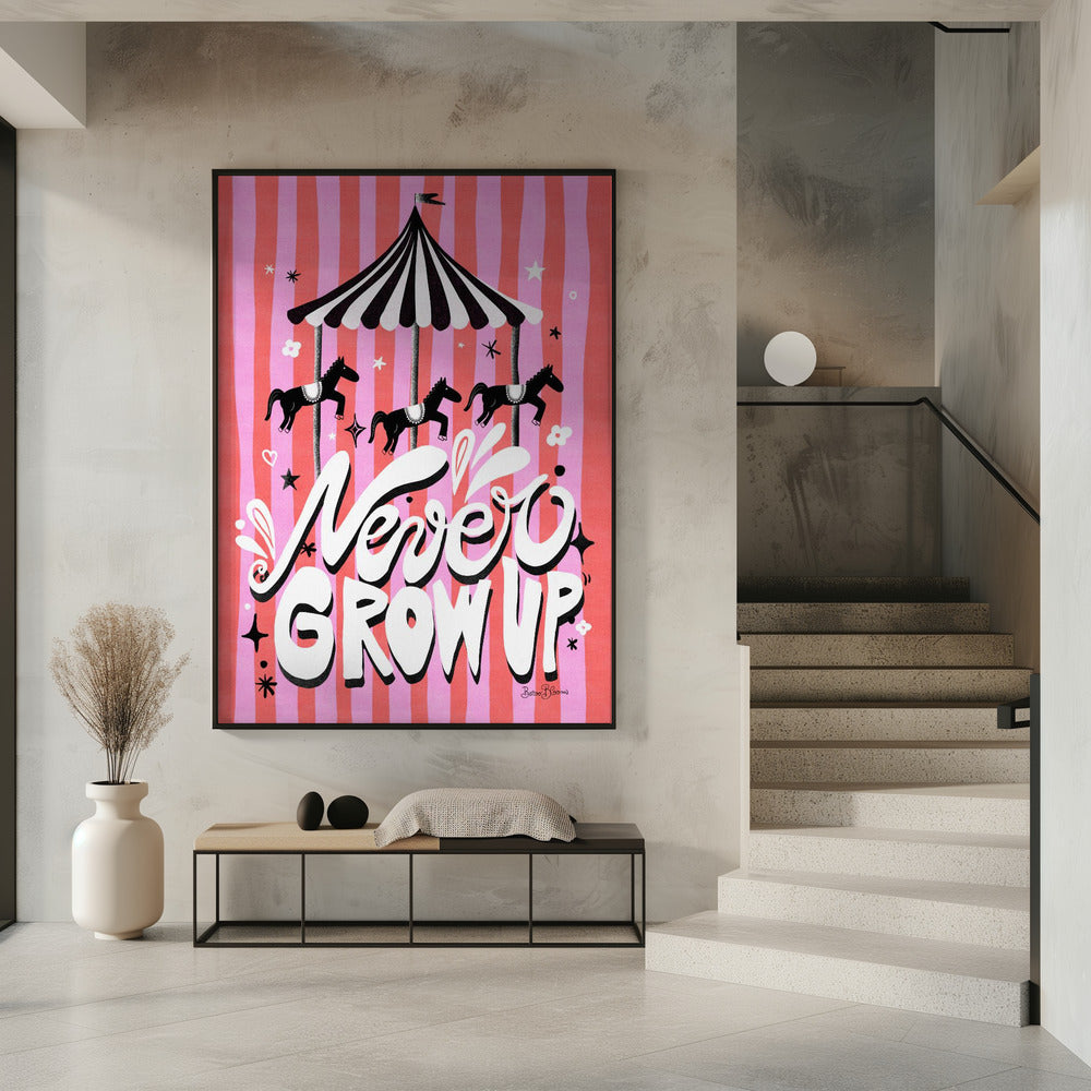 Carousel - Never Grow Up | Poster