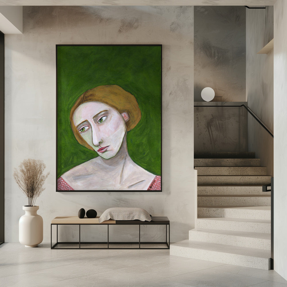 Lady looking down | Poster