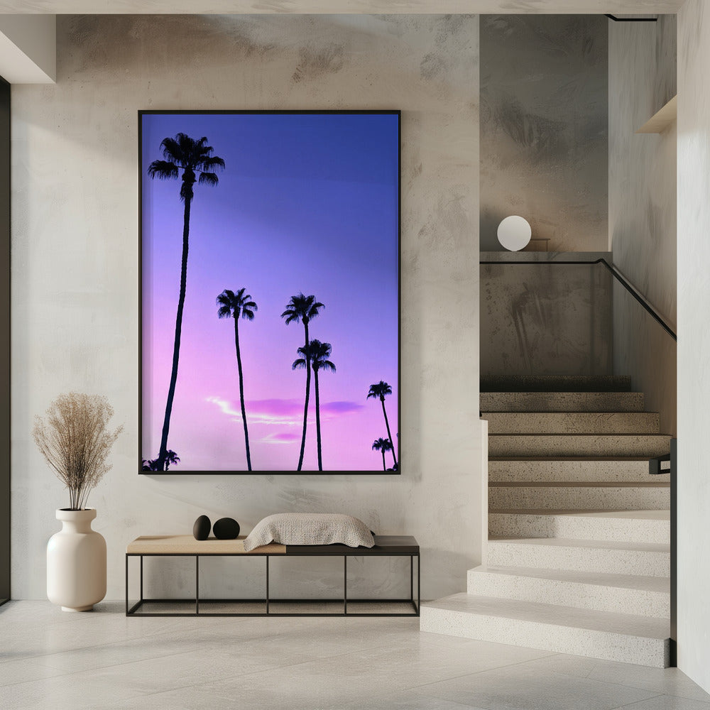 Palm Tree Sunset | Poster