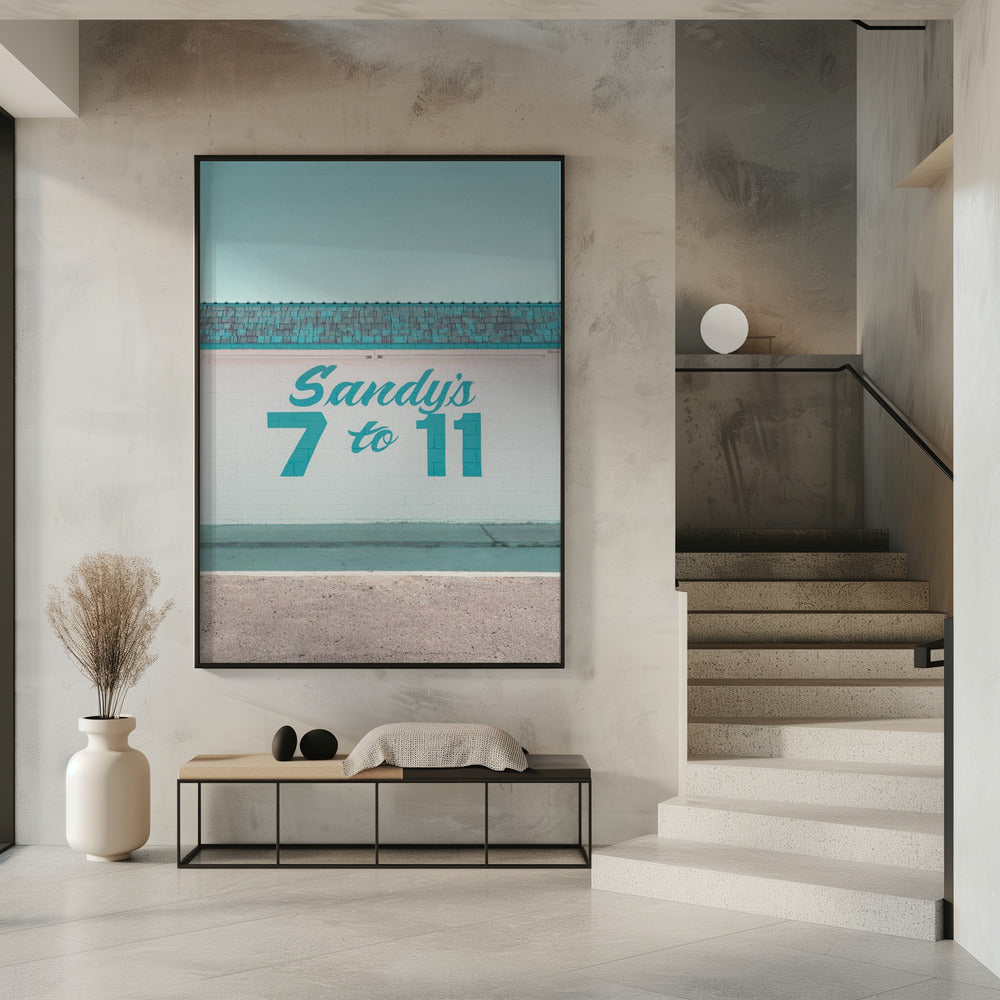 Sandy's 7 to 11 in Marfa, Texas | Poster