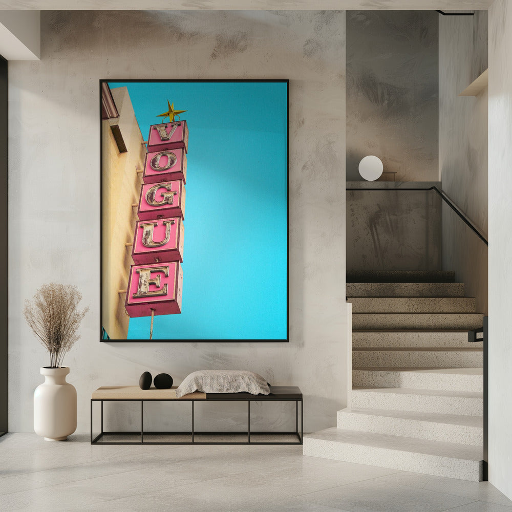 Vogue Theatre Sign in Hollywood | Poster