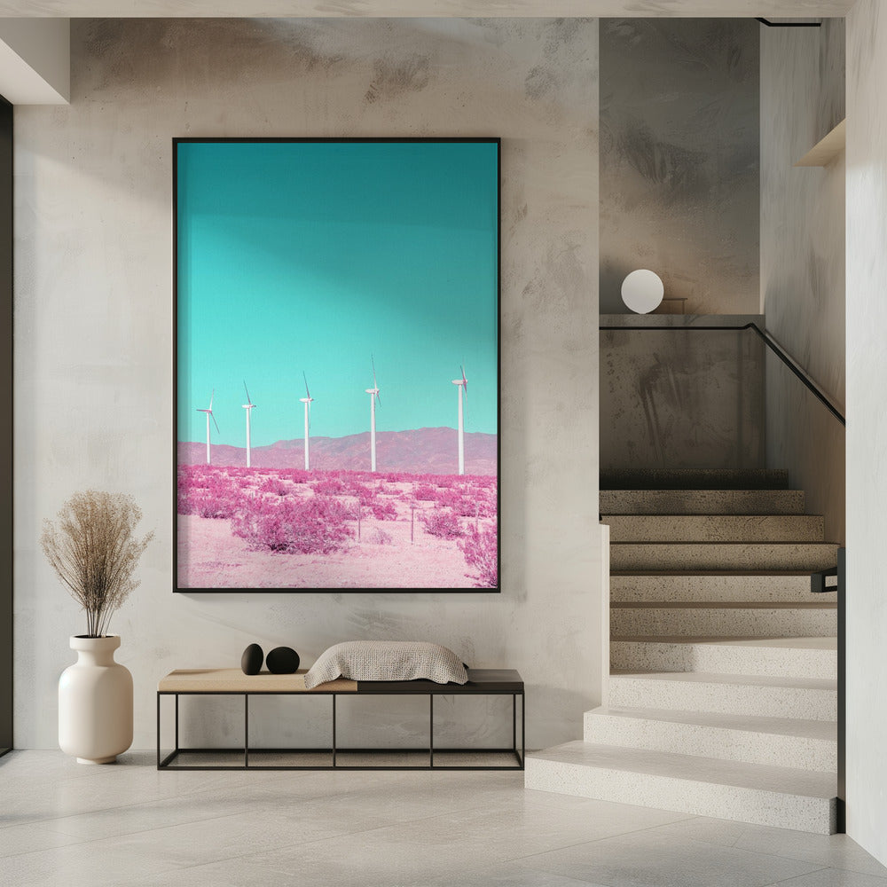 Palm Springs Windmills in the Desert | Poster