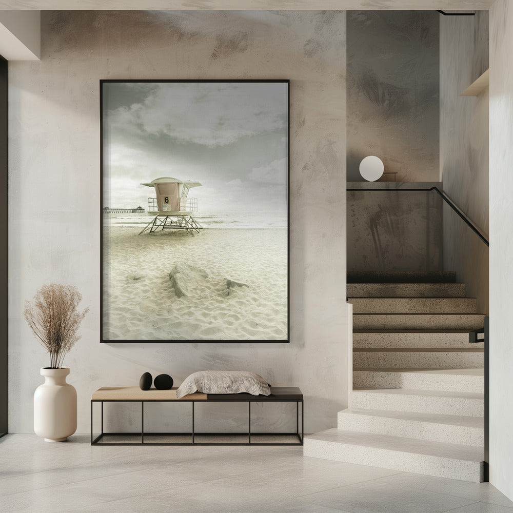 CALIFORNIA Vintage Imperial Beach | Poster