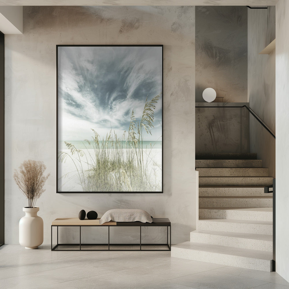 Calmness on the beach | Poster