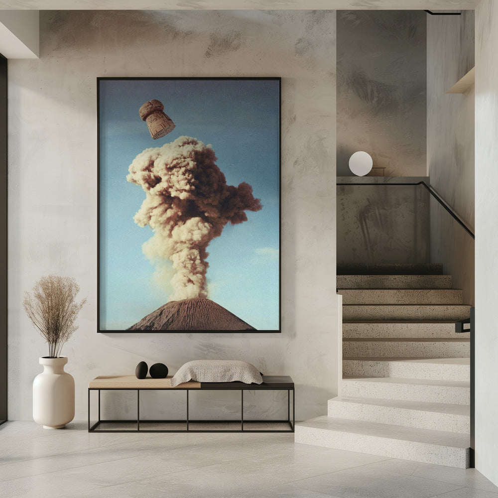 Volcanic Pop - Champagne Party | Poster