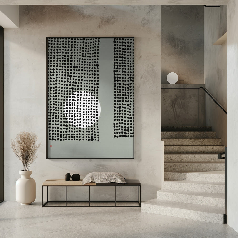 Hidden Moon N°4 | Behind the Curtains | Poster