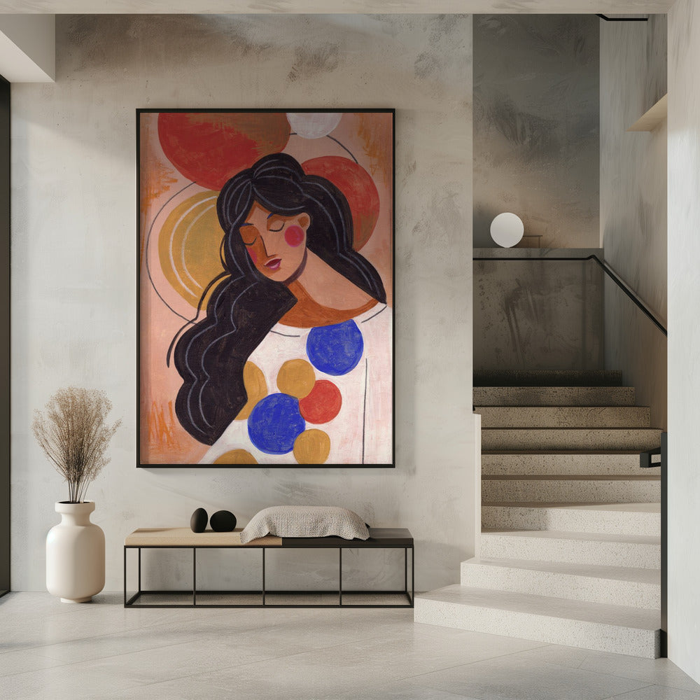 Woman in Thoughts | Poster