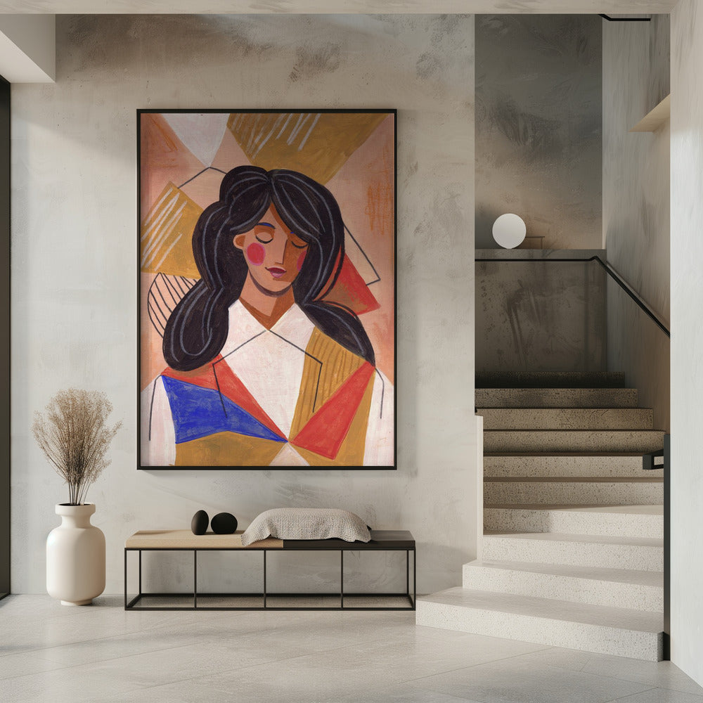 Woman in Thoughts | Poster