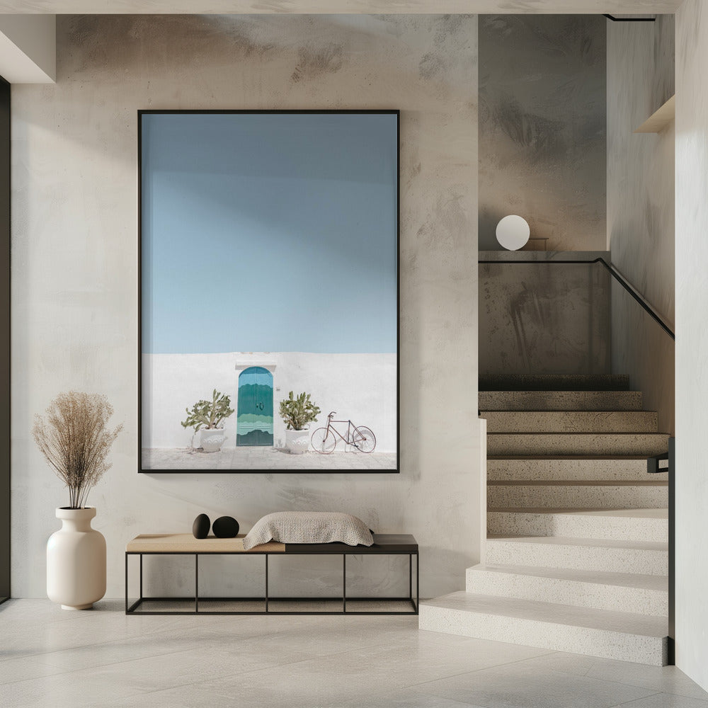 Ostuni blue door | Poster