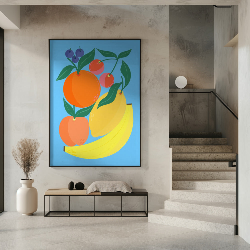 Stacked Fruits | Poster