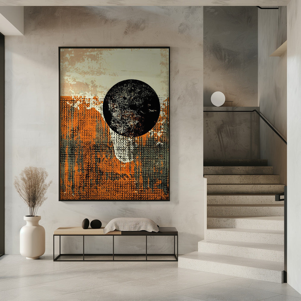 Eclipse Over Texture | Poster