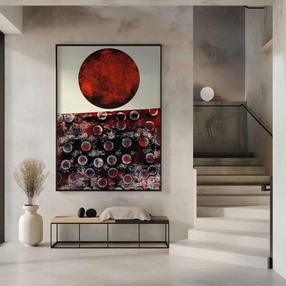 Abstract Artwork With Geometric Composition | Poster