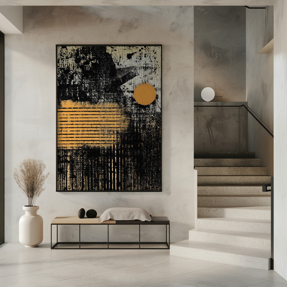 Brushstrokes With Textured Patterns | Poster