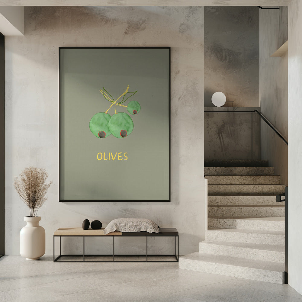 Olives in Green | Poster