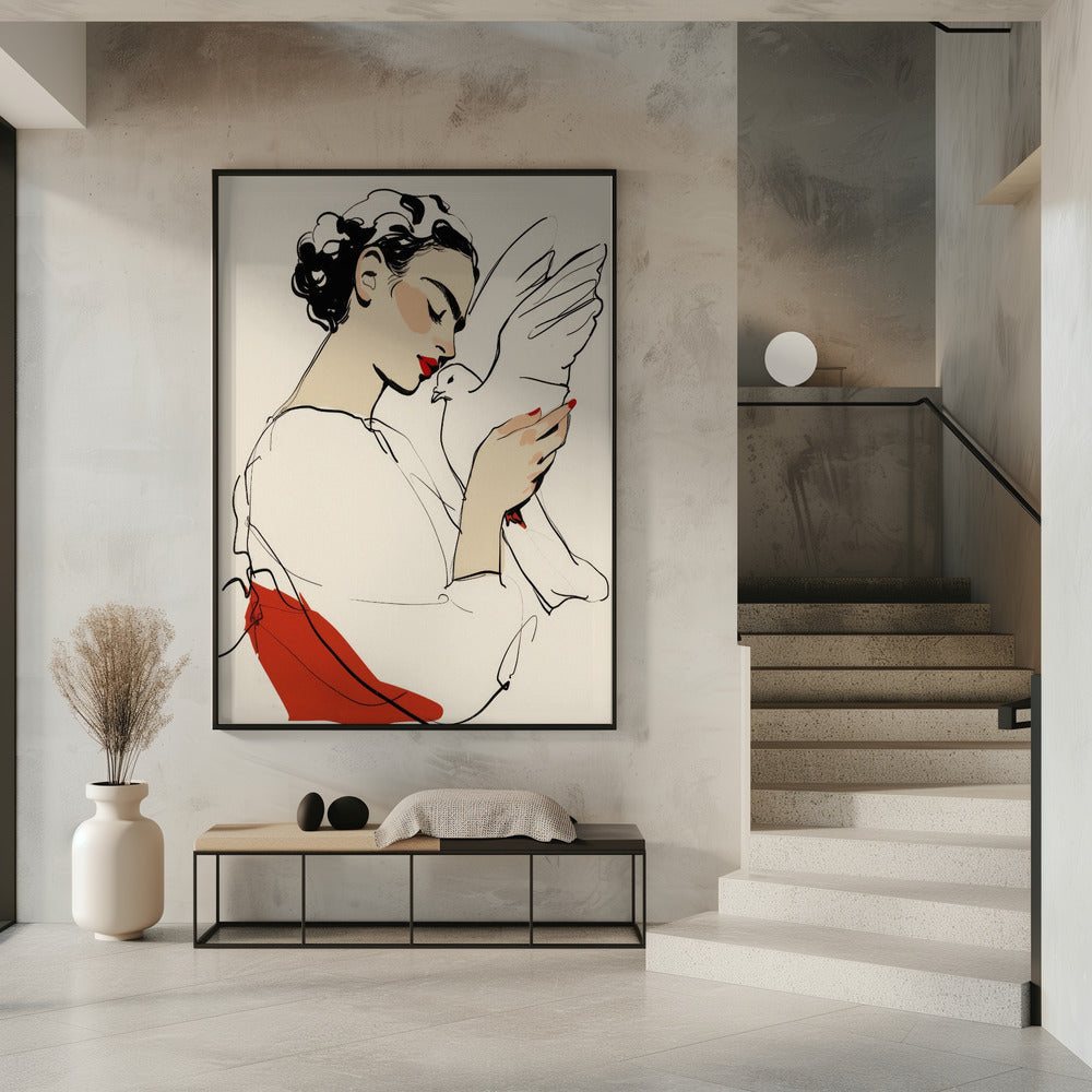 Dove Embrace | Poster