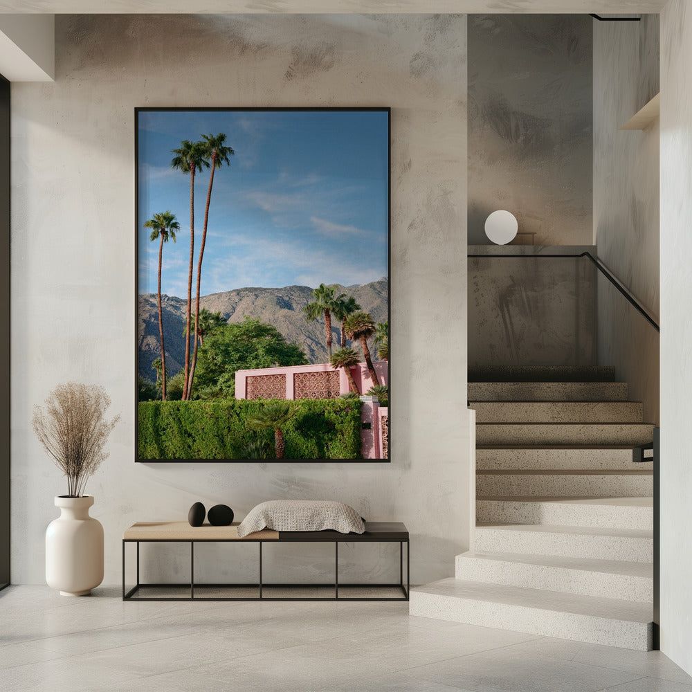 Palm Springs Pink House | Poster