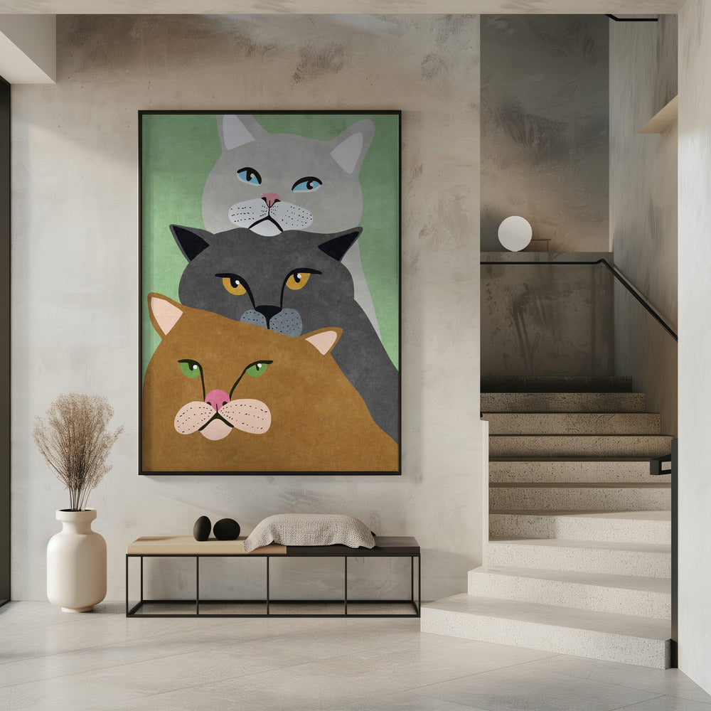 Cat Trio | Poster
