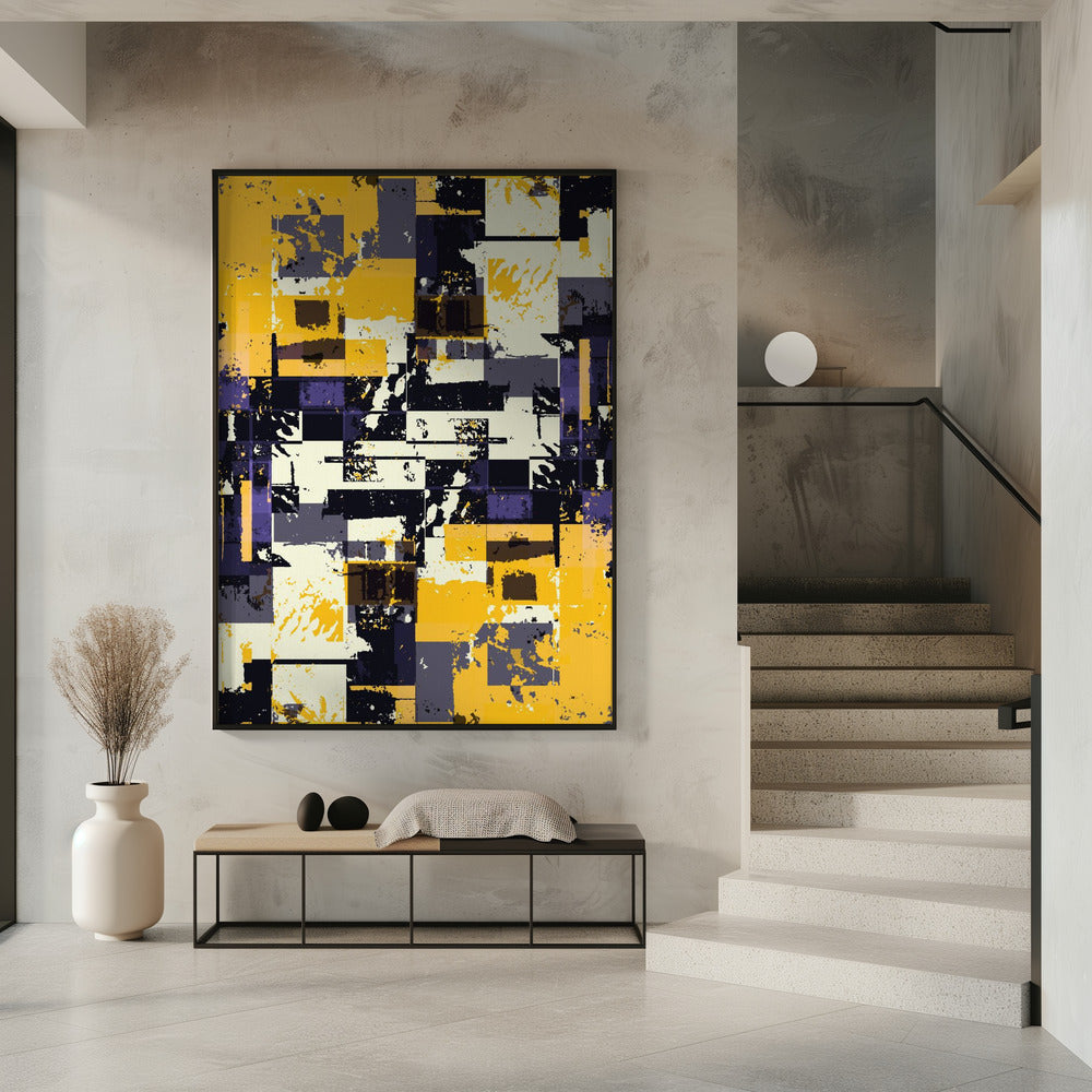 Geometric Shapes And Bold Colors | Poster