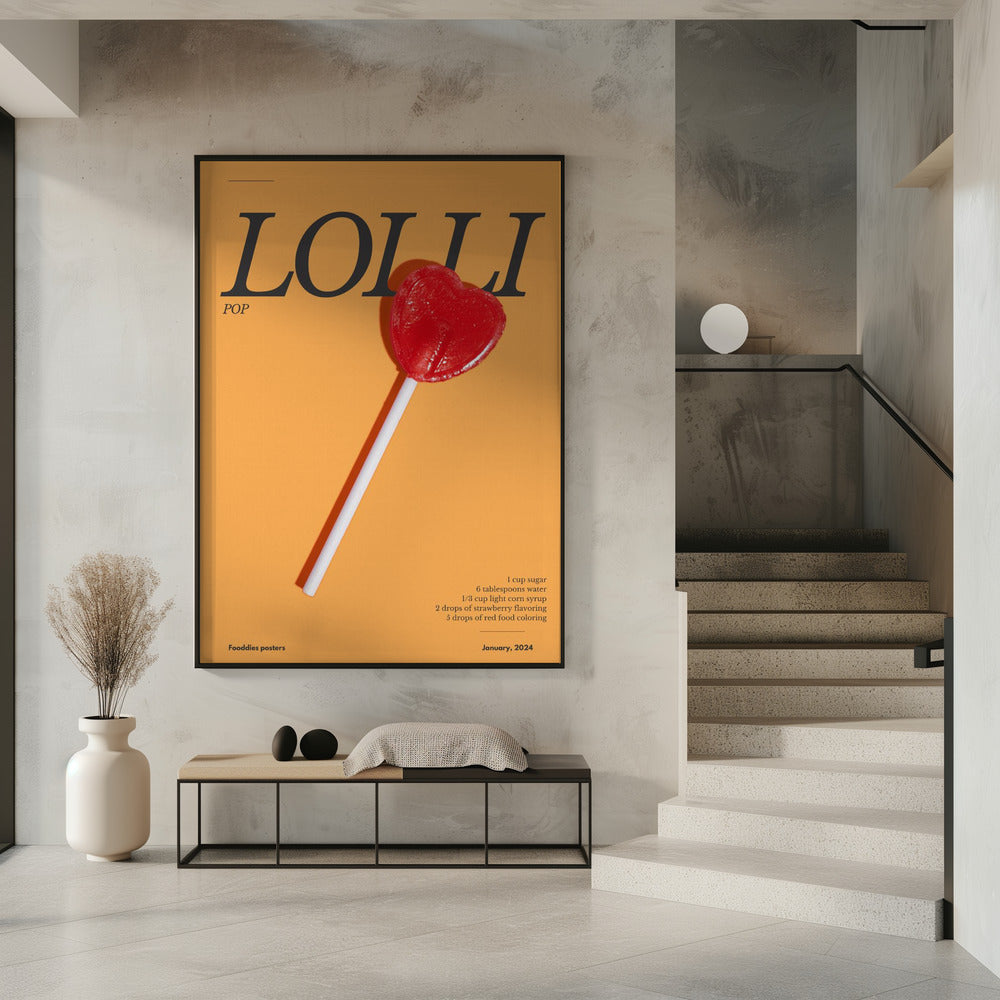 Heart Lollipop | Poster