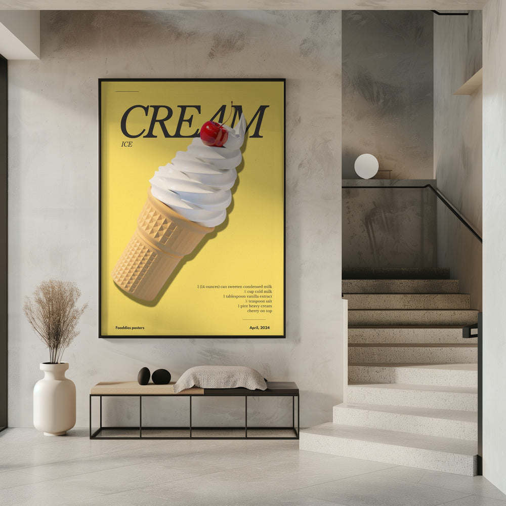 Cherry on Top Ice Cream | Poster