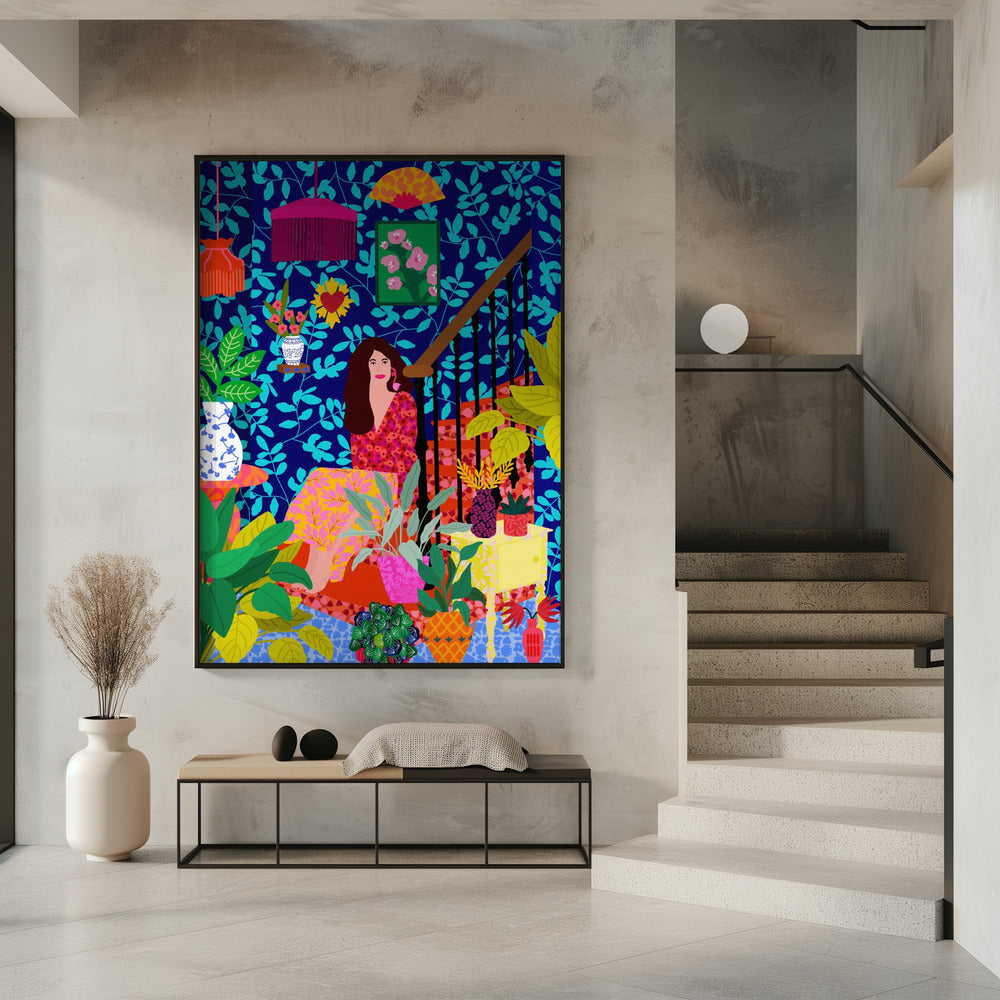 Girl At the Stairs | Poster