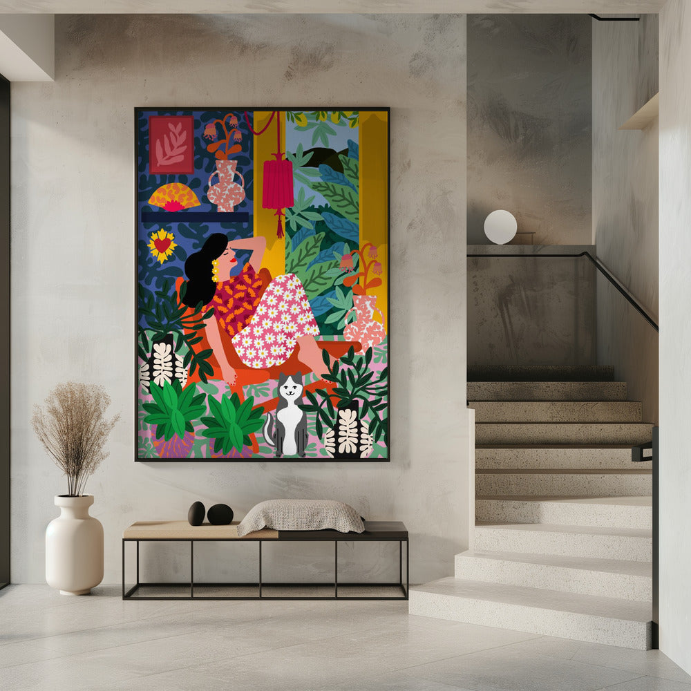 Flower power Woman | Poster