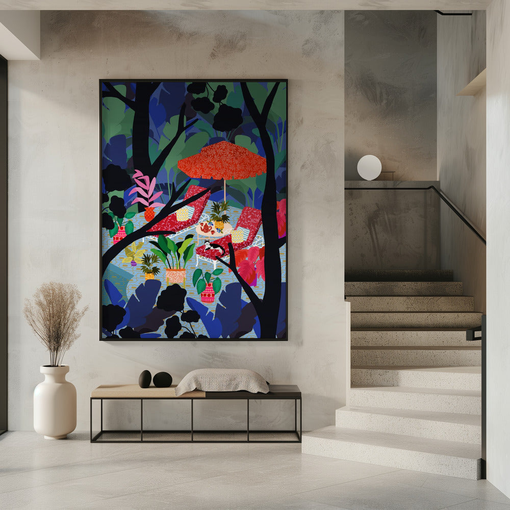 9933x14043 Din 133 Pool In the Middle of Nature | Poster