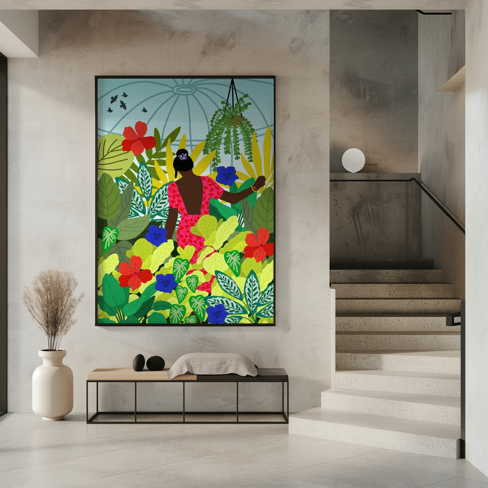 Walking In My Greenhouse | Poster