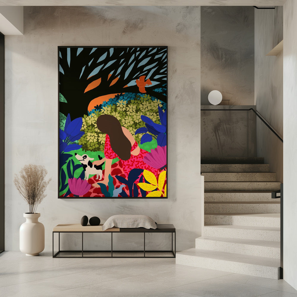 Quality time in Park | Poster