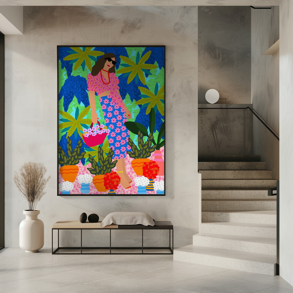 Walking Between Gardens | Poster