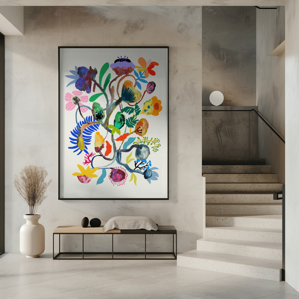 9933x14043 Din 115 Abstract Floral | Poster