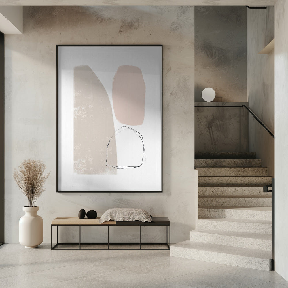Muted Geometry Shapes | Poster
