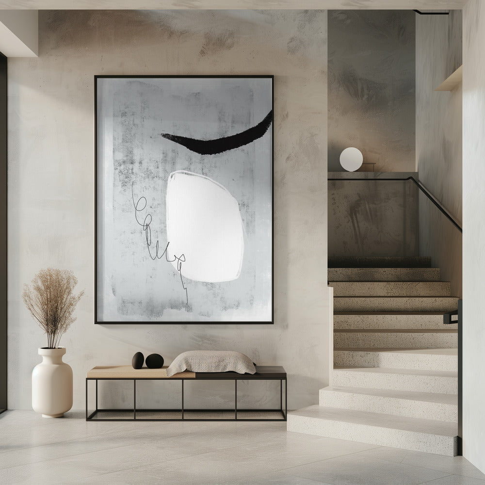 Minimalist Design With Gray Tones | Poster