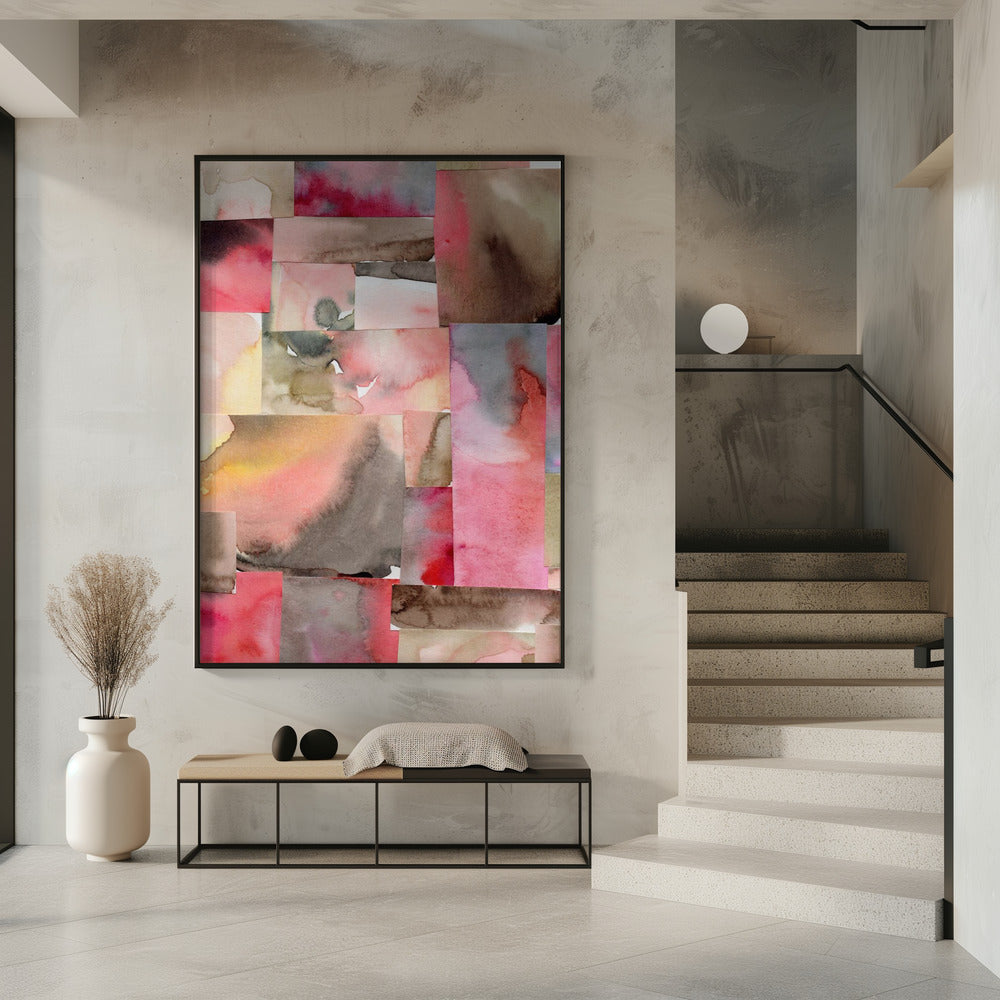 Watercolor abstract composition 6 | Poster