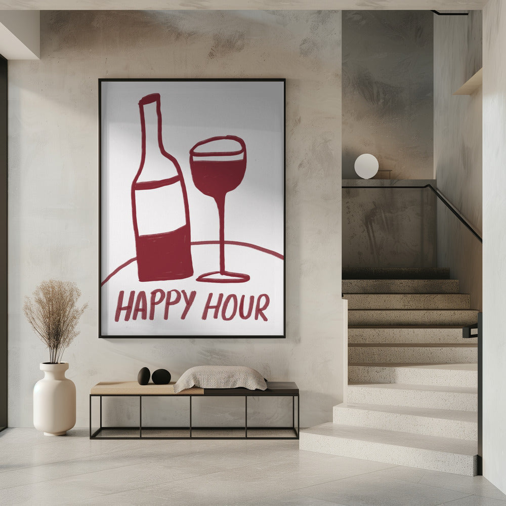 Wine Time Delight | Poster