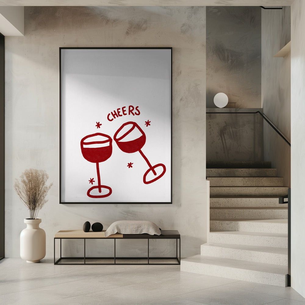Wine Glass Celebration | Poster