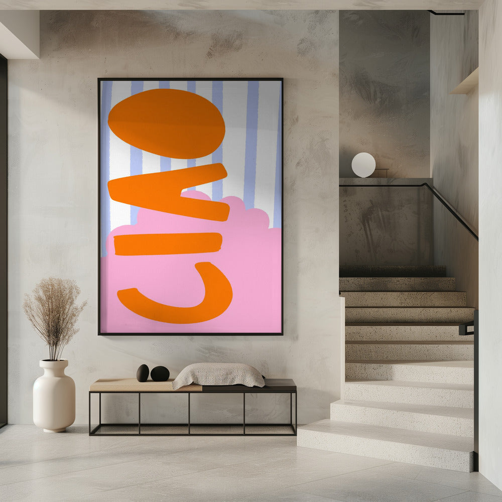 Floating Shapes Parade | Poster