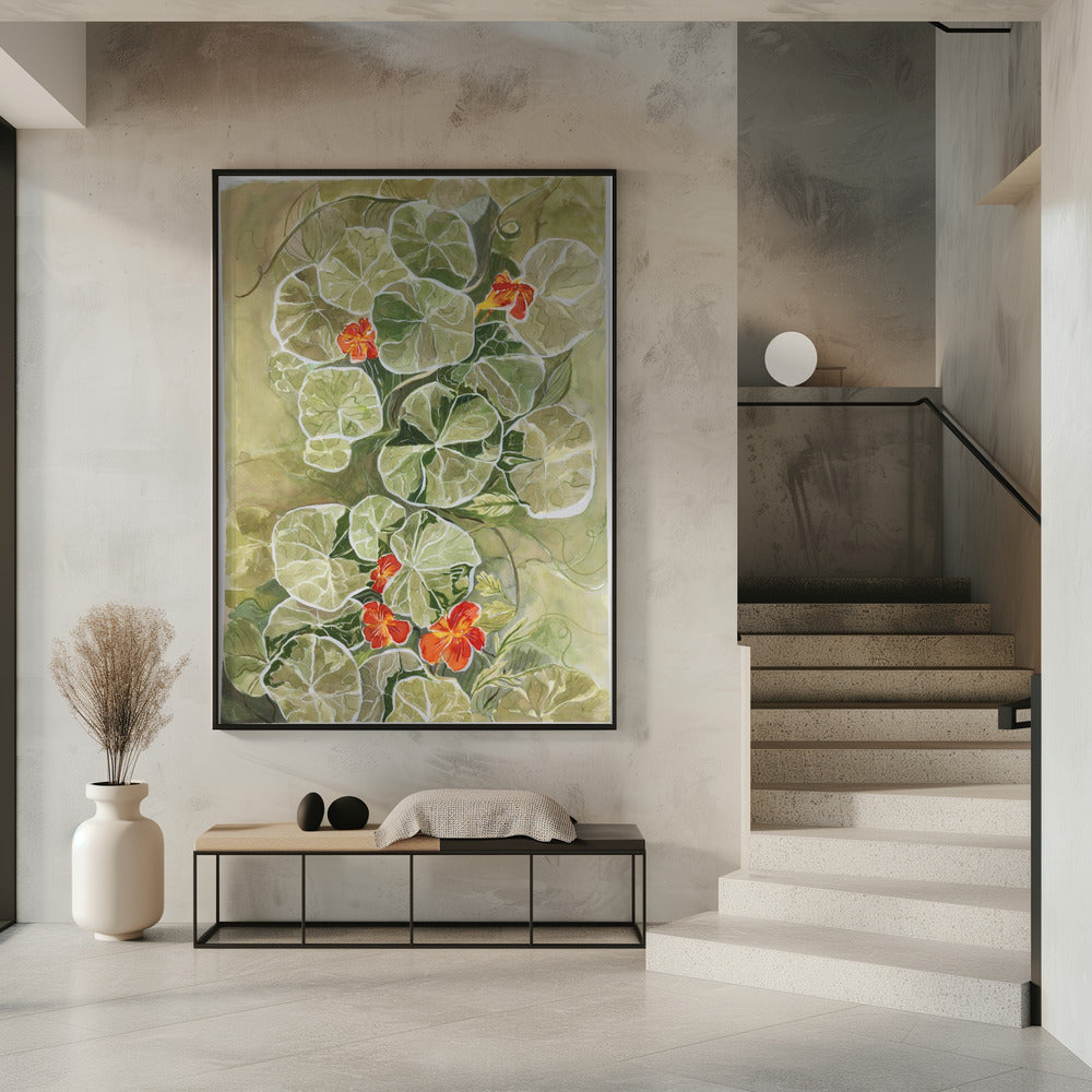 Nasturtium Tapestry | Poster