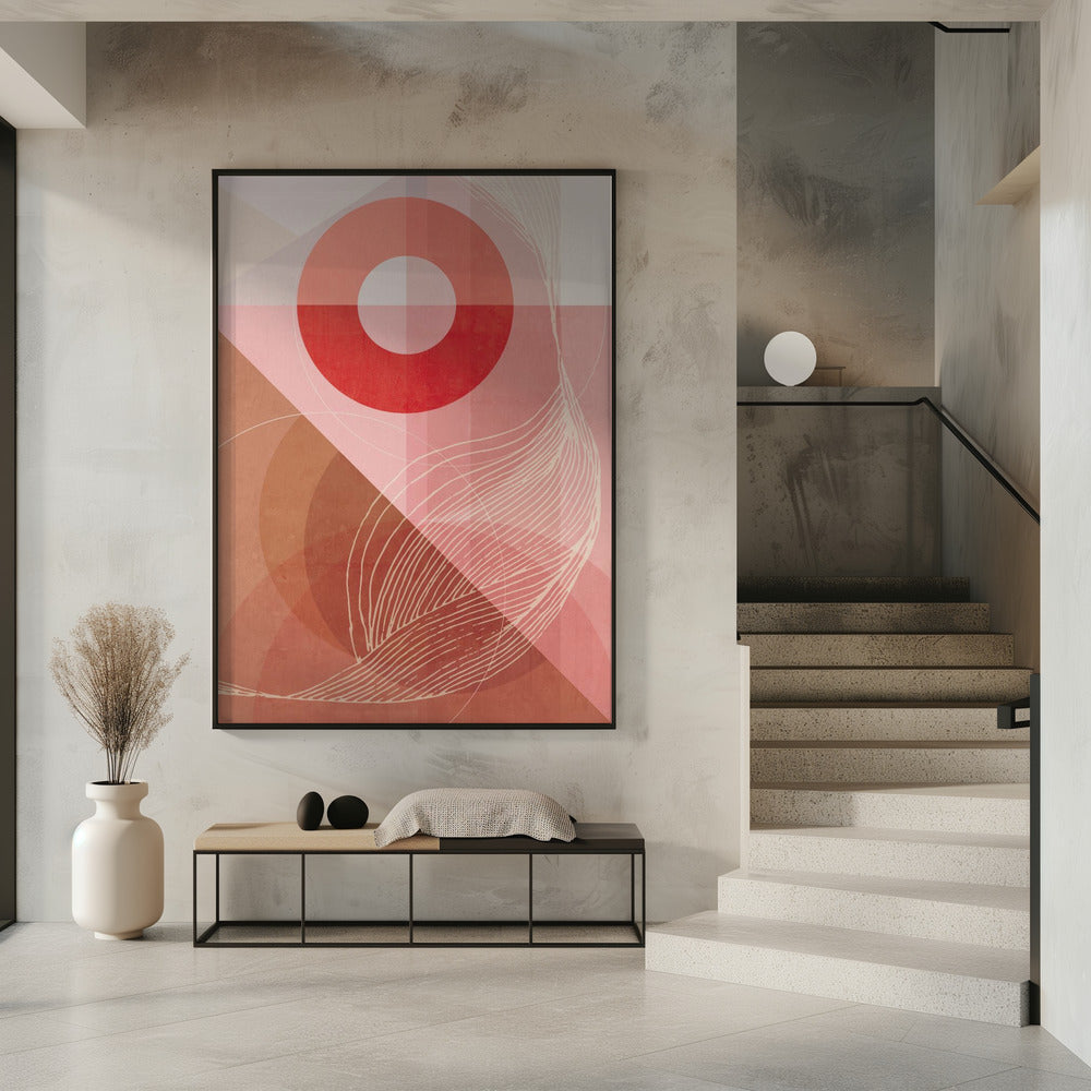 Abstract Above the mountain | Poster