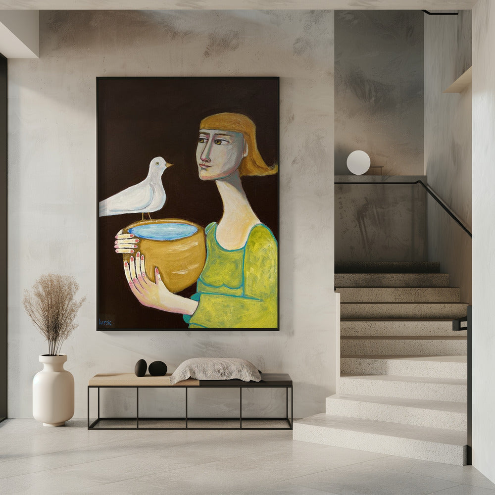 The water giver | Poster