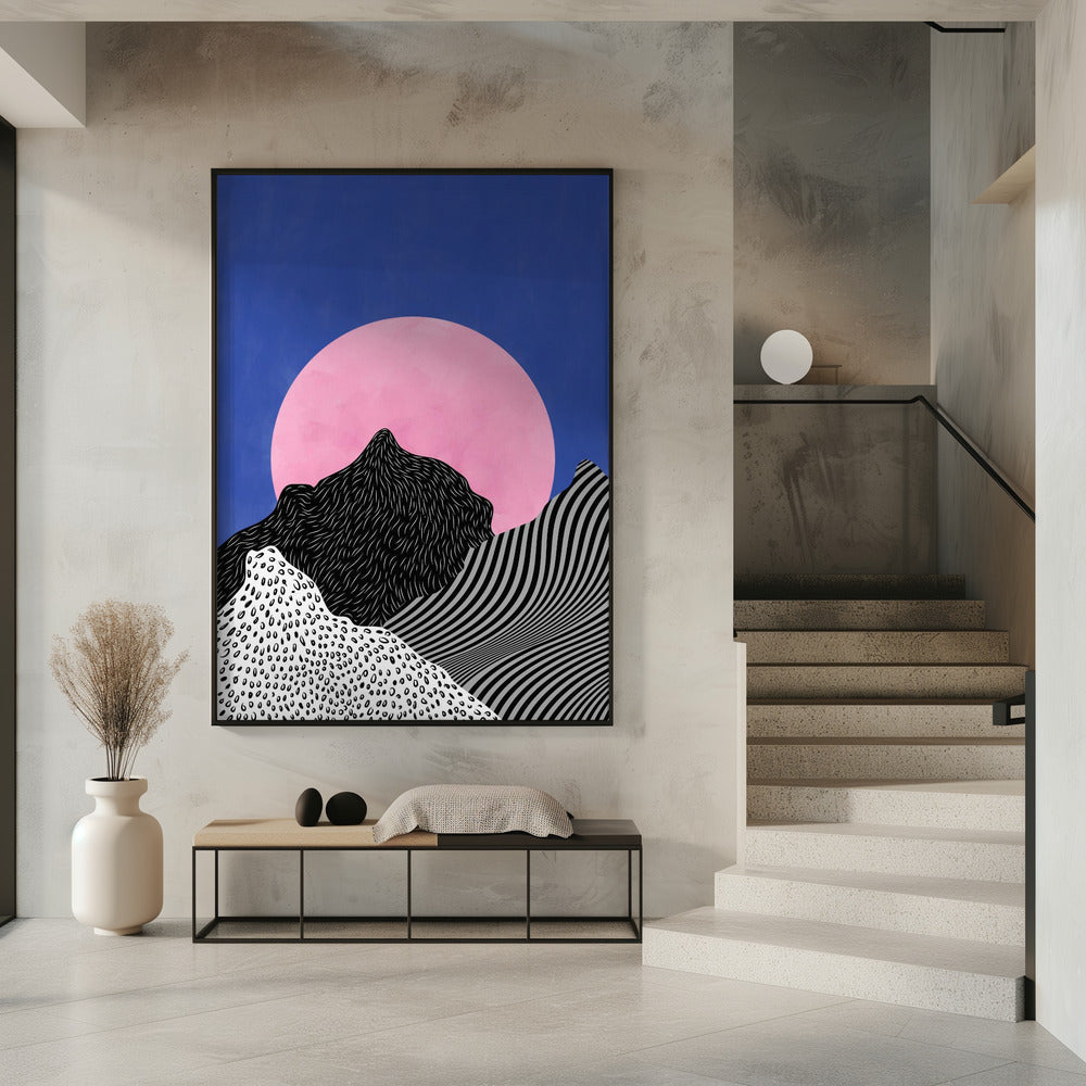 Surreal Peaks View | Poster