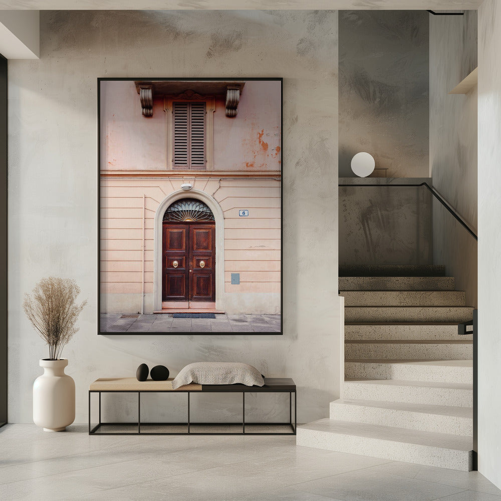 Bologna in Pink | Italy travel photography | Poster