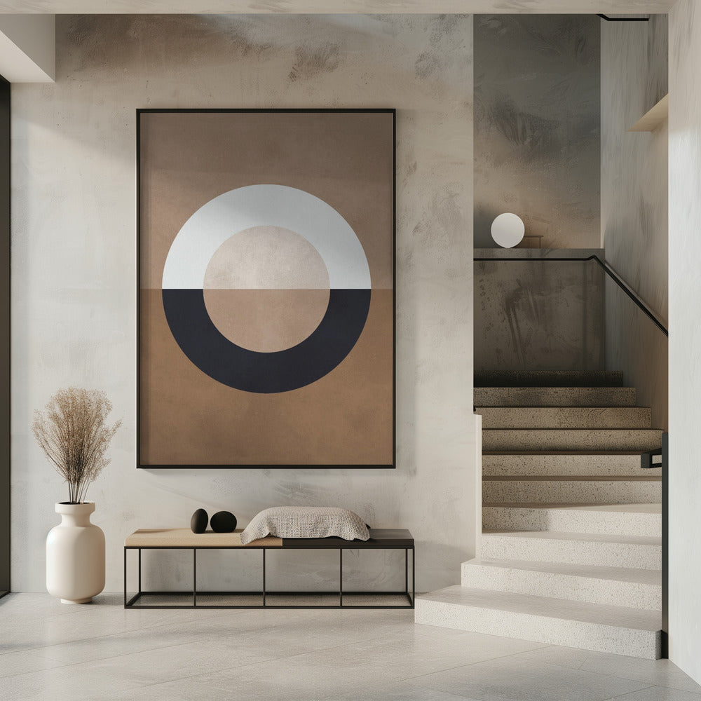 Brown geometry 8 | Poster