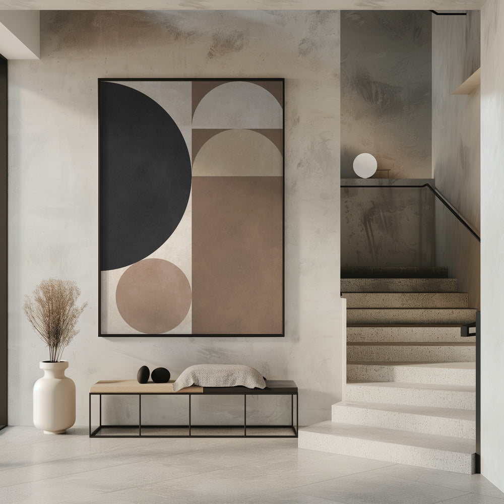 Brown geometry 6 | Poster